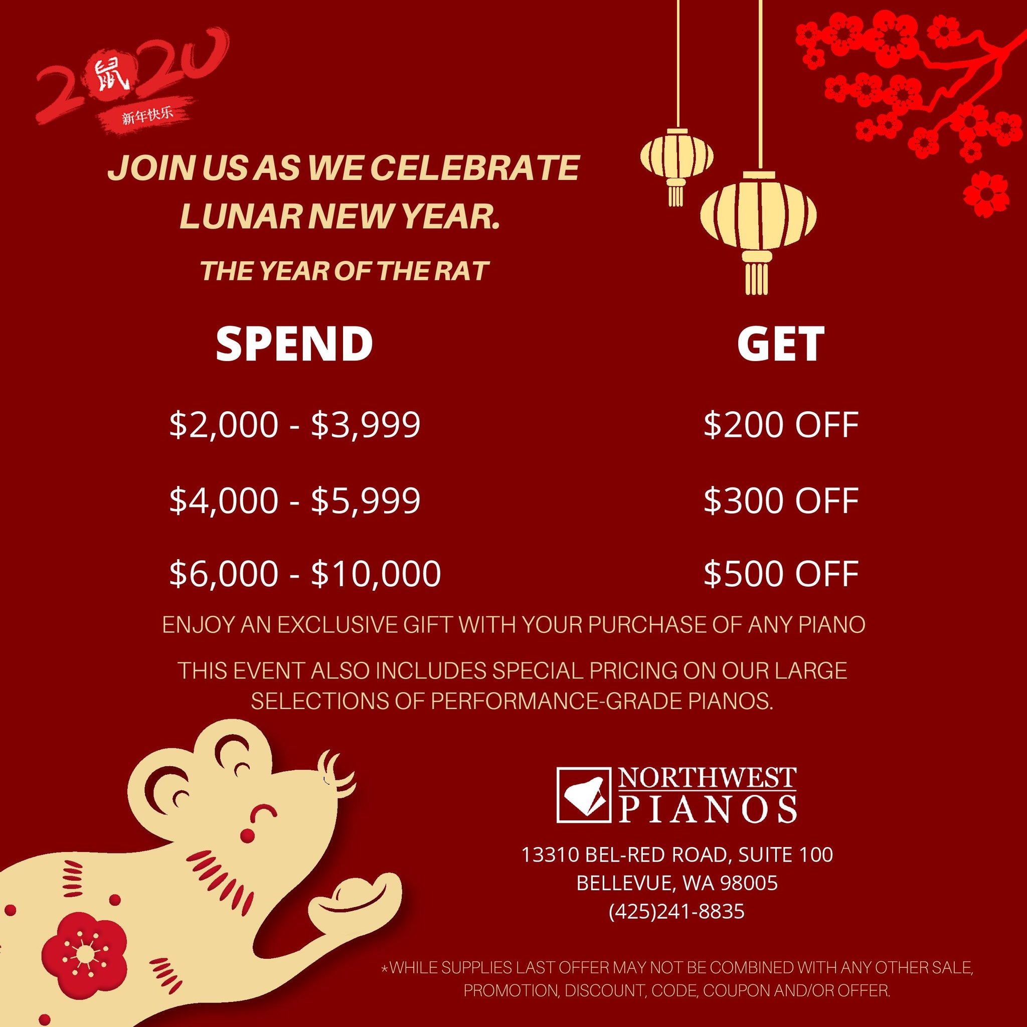 2020 Lunar New Year Sales Event