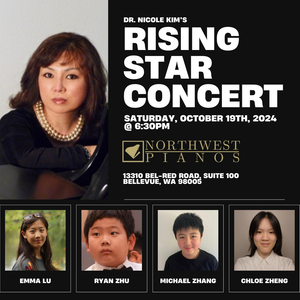 Dr. Nicole Kim’s Rising Star Concert at Northwest Pianos!